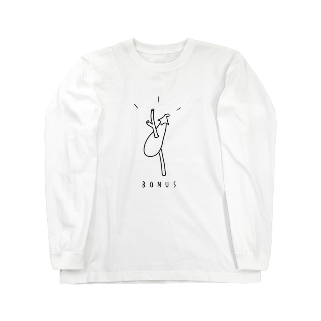 ボーナス イラスト Aliviostaのロングスリーブtシャツ通販 Suzuri スズリ