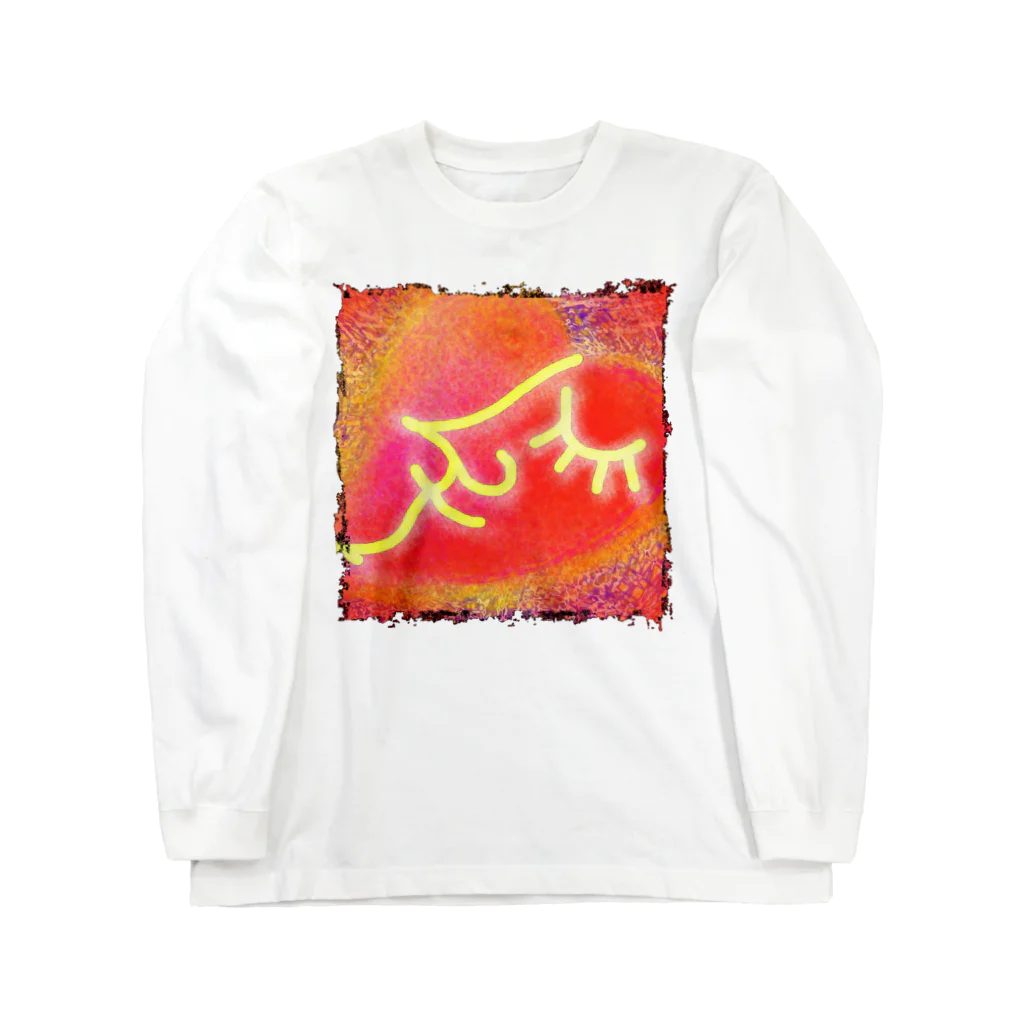 優しい月のあたたかなハート Long Sleeve T-Shirt