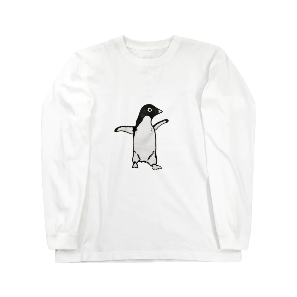 Tokicafeのペンギン Long Sleeve T-Shirt