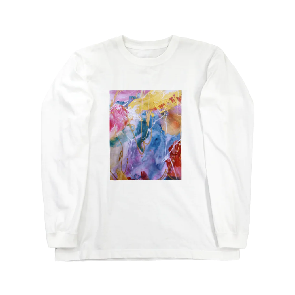 lalasandiegoのpalette.1(渋めver.) ロングスリーブTシャツ