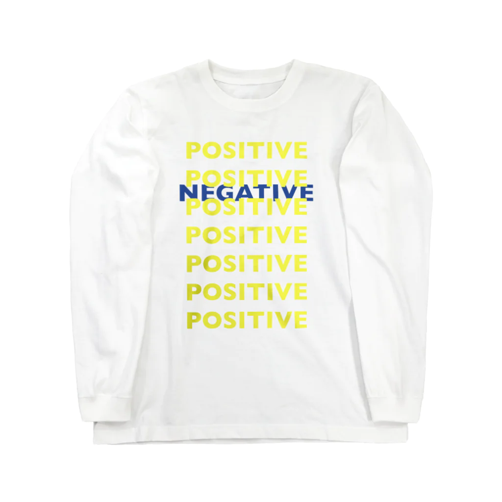 ぽよっとちよっとのPOSITIVE ロングスリーブTシャツ