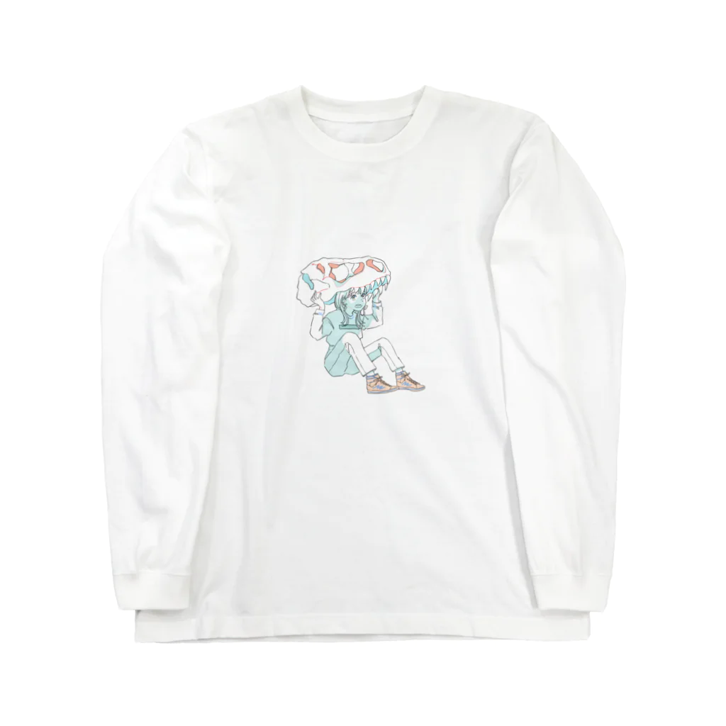 コインランドリー先生の6600万年前の真実 Long Sleeve T-Shirt