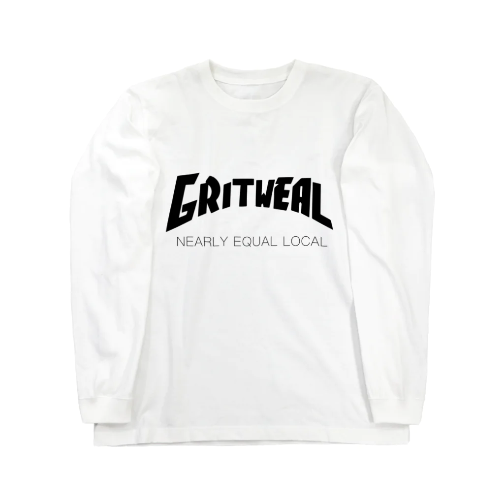 GRITWEAL ≒ LOCALのThrash L/S Tシャツ ホワイト Long Sleeve T-Shirt