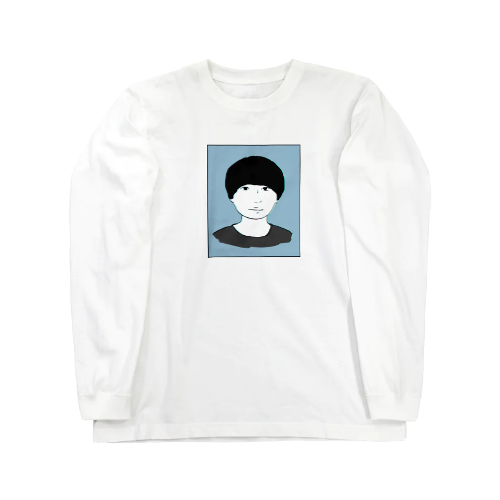 Fufufuの青 Long Sleeve T-Shirt