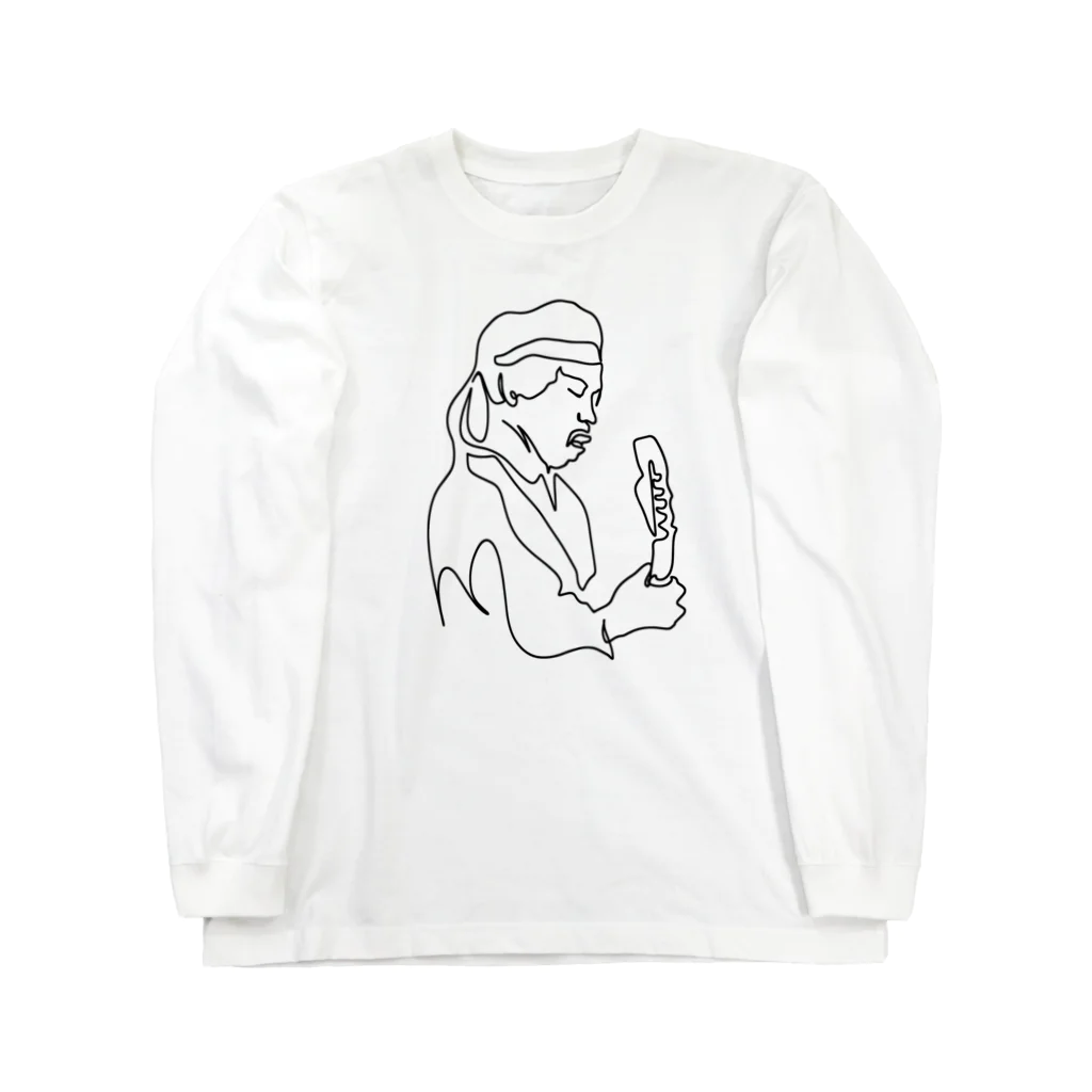 Aliviostaのジミヘン イラスト Long Sleeve T-Shirt