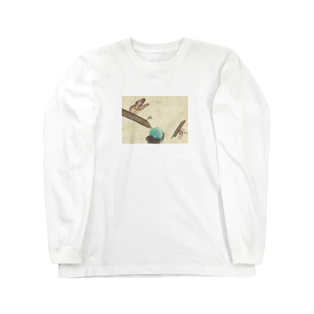 カマエル、シャニの恐竜を出し入れするライフハック Long Sleeve T-Shirt