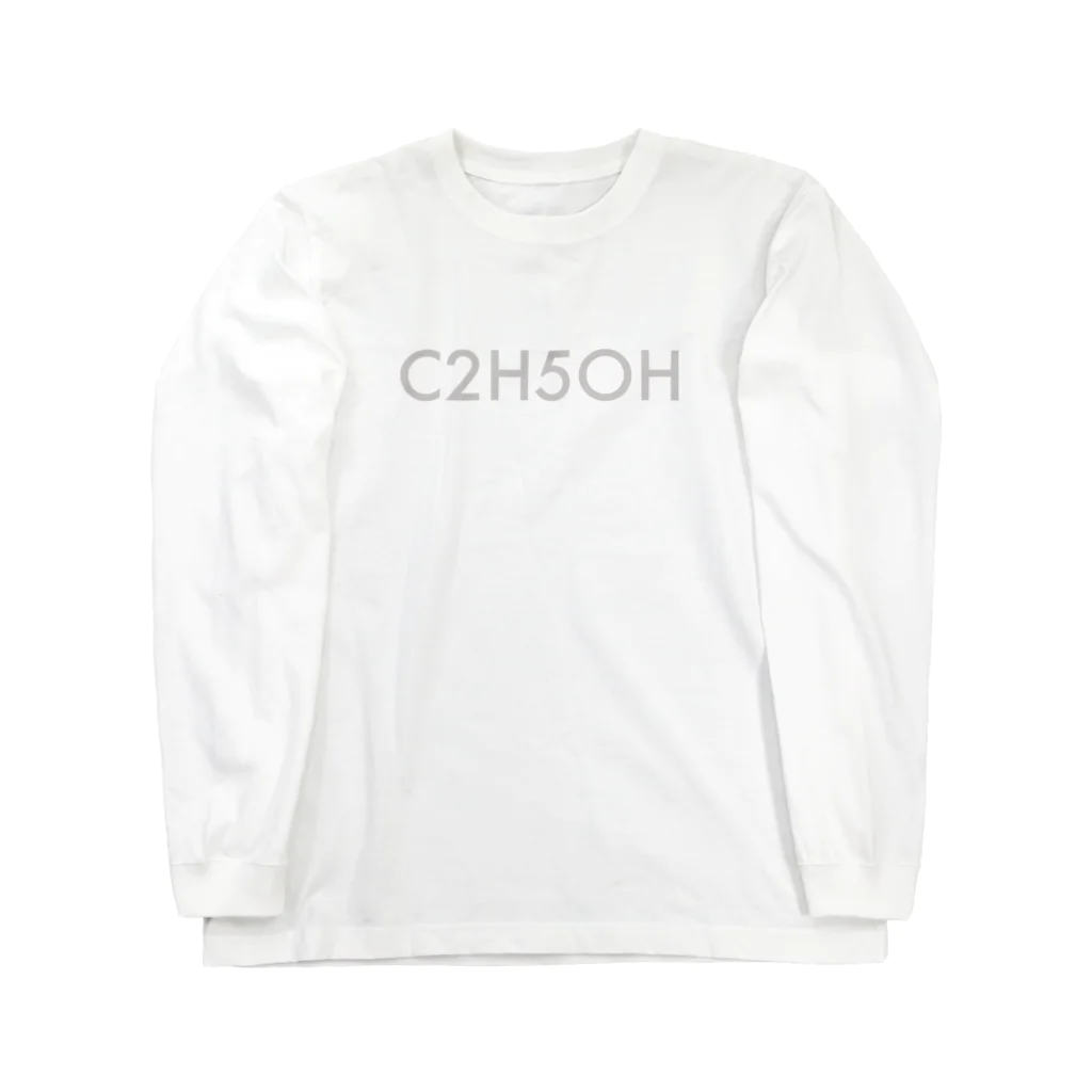 st_drop_laboratoryのエタノール C2H5OH  ロングスリーブTシャツ