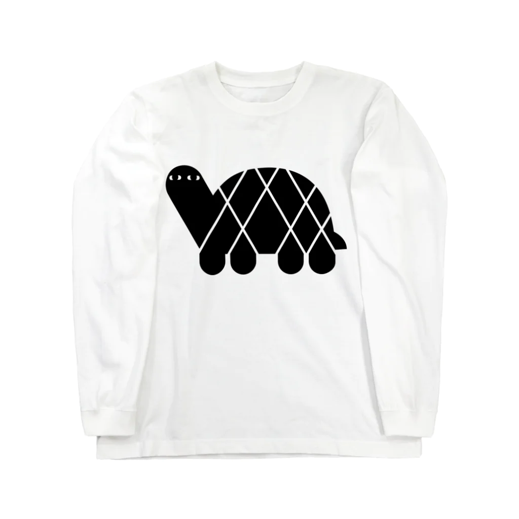 オ ザ むのANIMALシリーズ　かめ Long Sleeve T-Shirt