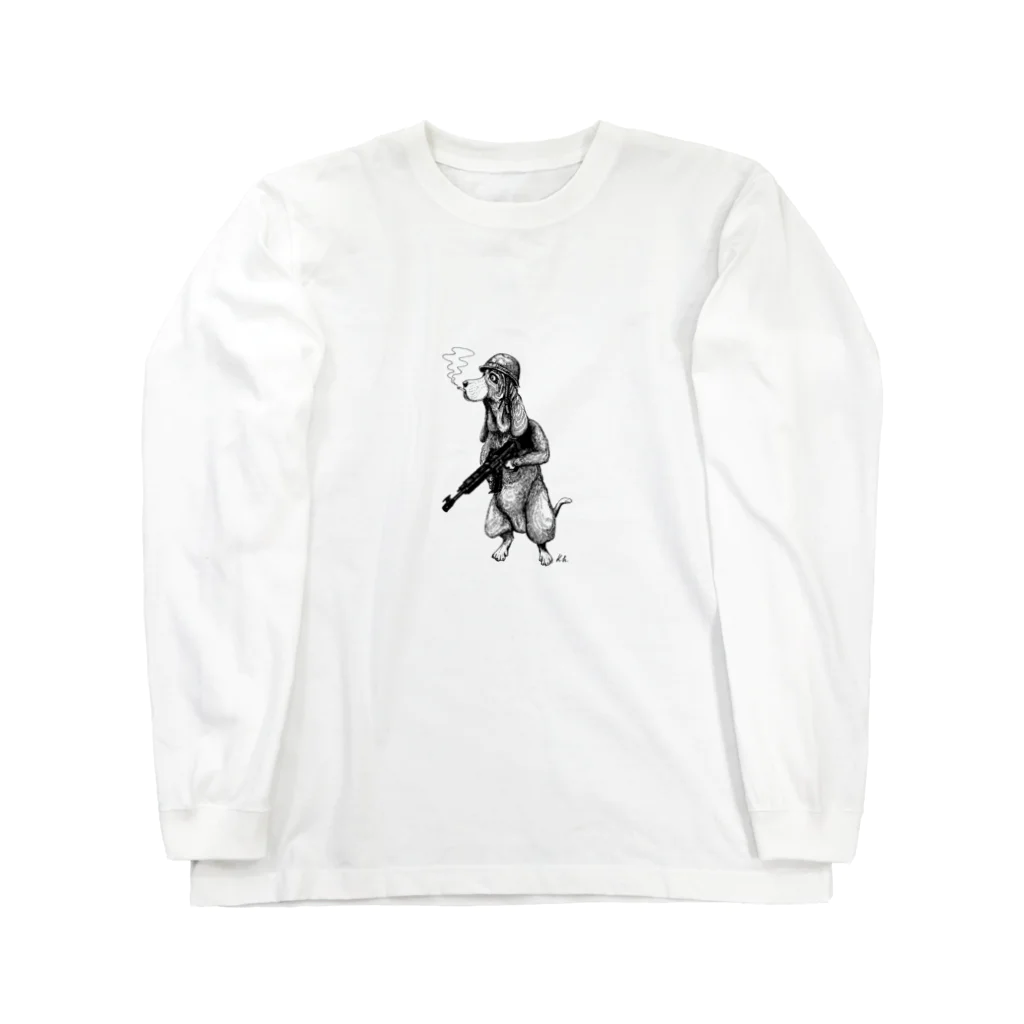 animaniumのsoldierdog  ソルジャードッグ Long Sleeve T-Shirt