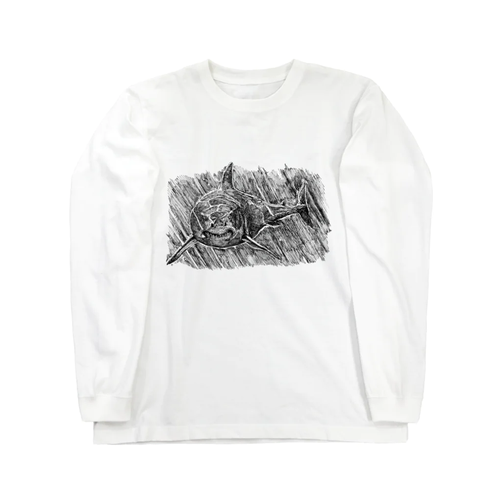 animaniumのホホジロザメ Long Sleeve T-Shirt