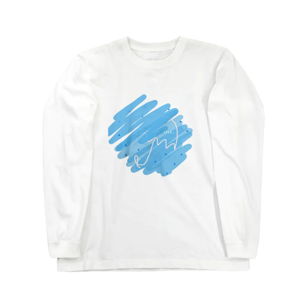 カラフルをふふふと作る場所の雨降っとるよ Long Sleeve T-Shirt