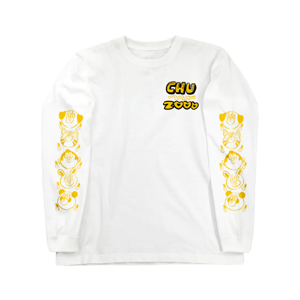 nakamaruのCHU ZOOO -YELLOW- ロングスリーブTシャツ