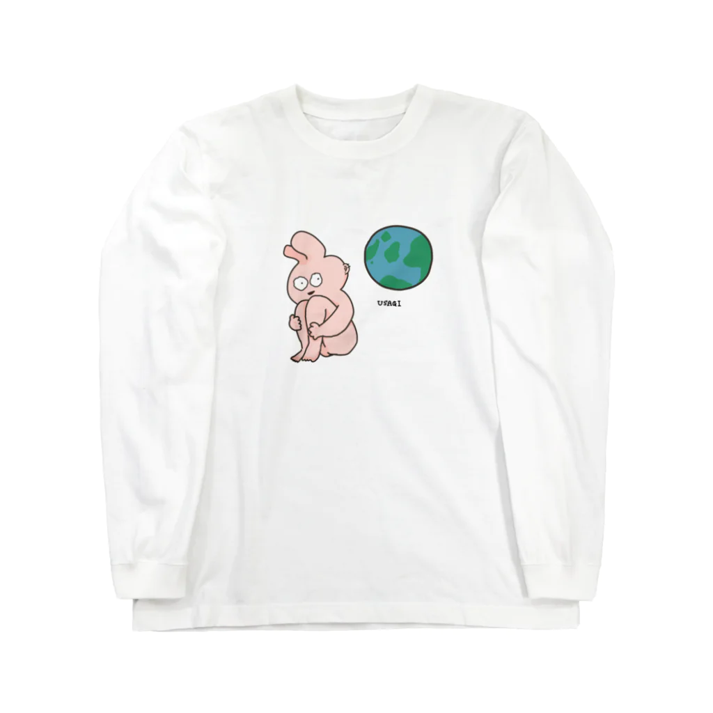 自主休校のうさぎ Long Sleeve T-Shirt