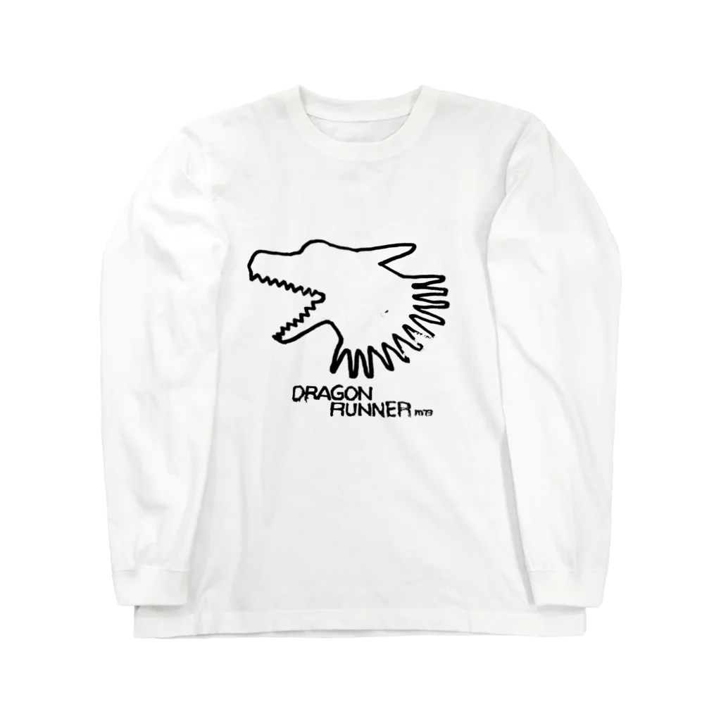 無真獣73号の俊足の龍の頭の服・明色向け Long Sleeve T-Shirt