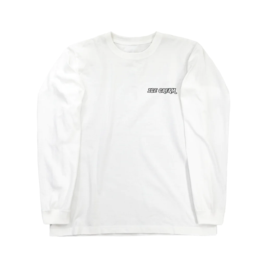 mikahattoriのICE  CREAM  Long Sleeve T-Shirt