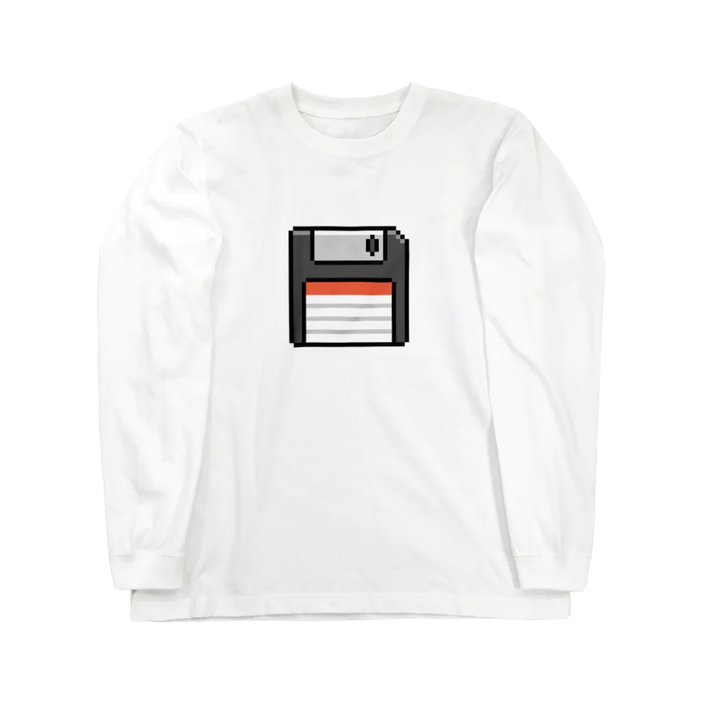 レトロヤのfloppy-disk ロングスリーブTシャツ