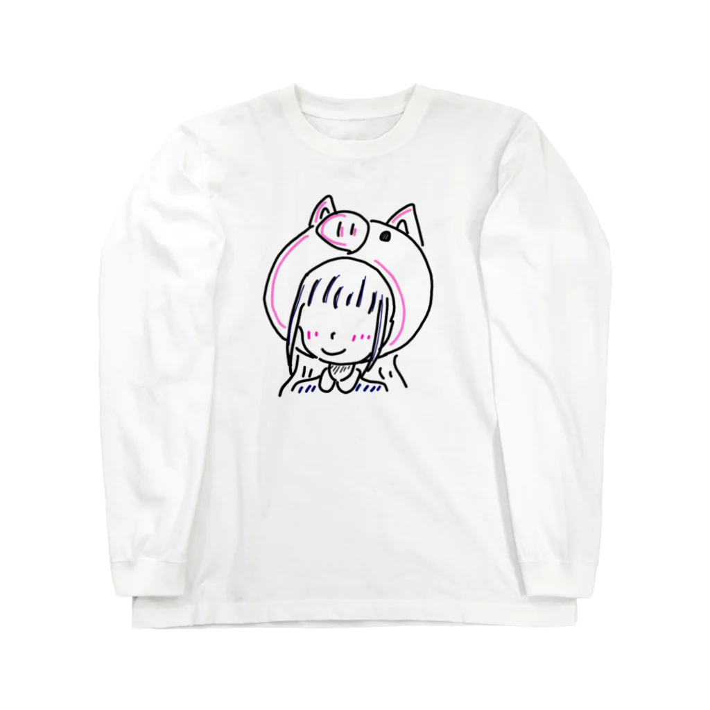 陰の陰キャの推しメン服 Long Sleeve T-Shirt