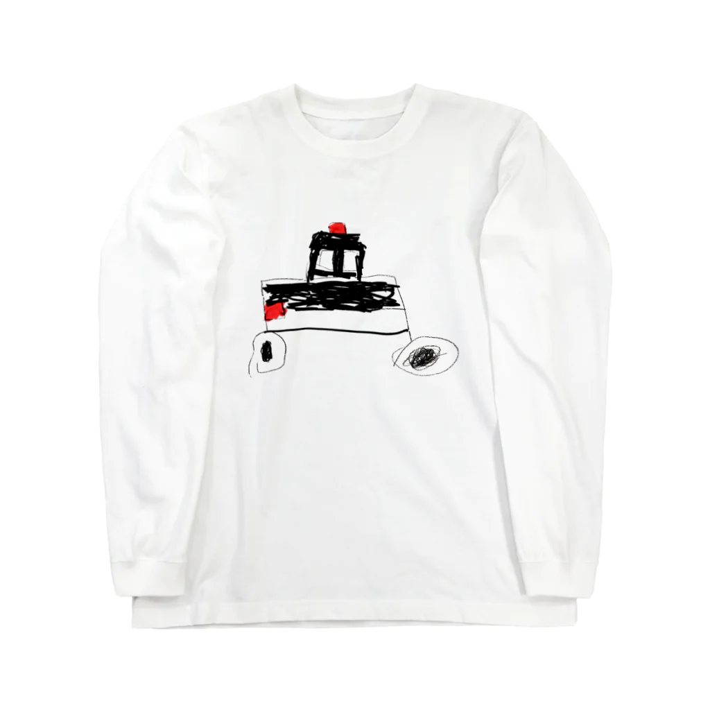 名も無き屋のパトカー Long Sleeve T-Shirt