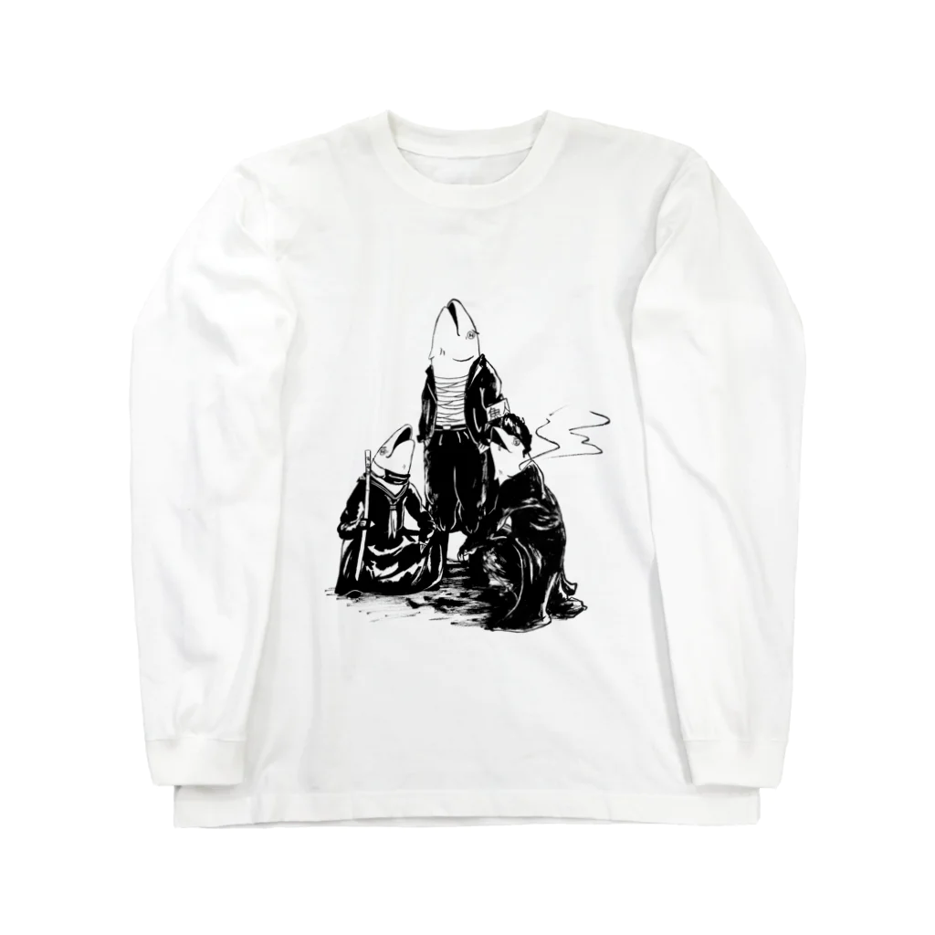 Mariah Shamyのヤンキーサカナ Long Sleeve T-Shirt