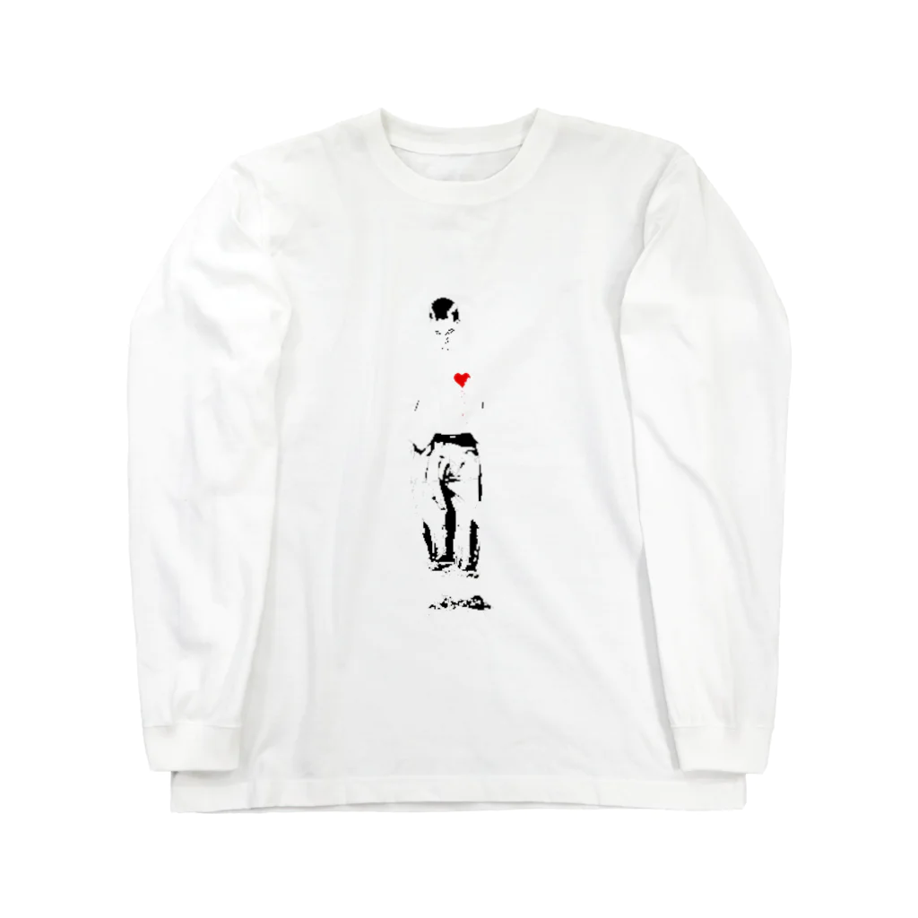 Mizu-TamariのYou gotta listen to your heart what dose it say ? ロングスリーブTシャツ