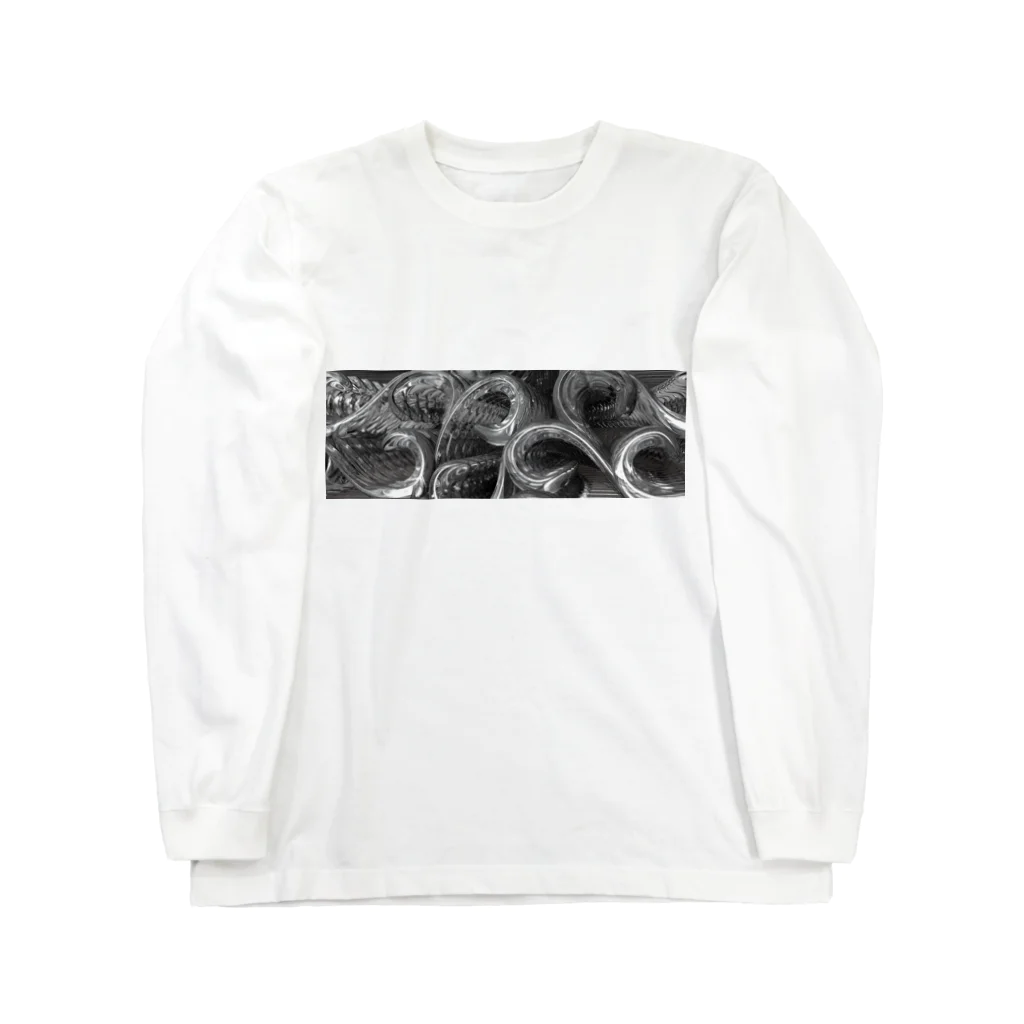 HzPowerの３Dモダン唐草ノート Long Sleeve T-Shirt