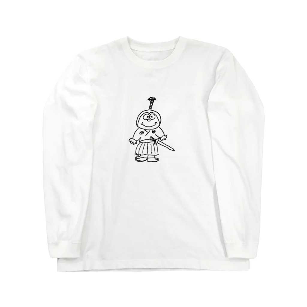 りくるとのまるいお侍さん Long Sleeve T-Shirt