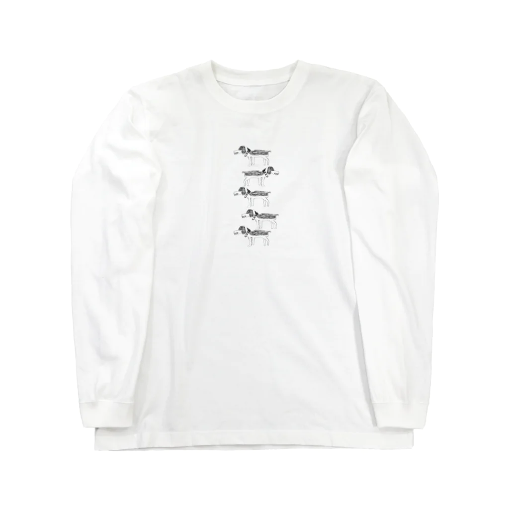 わんこと暮らその犬？スパニエル？？ Long Sleeve T-Shirt