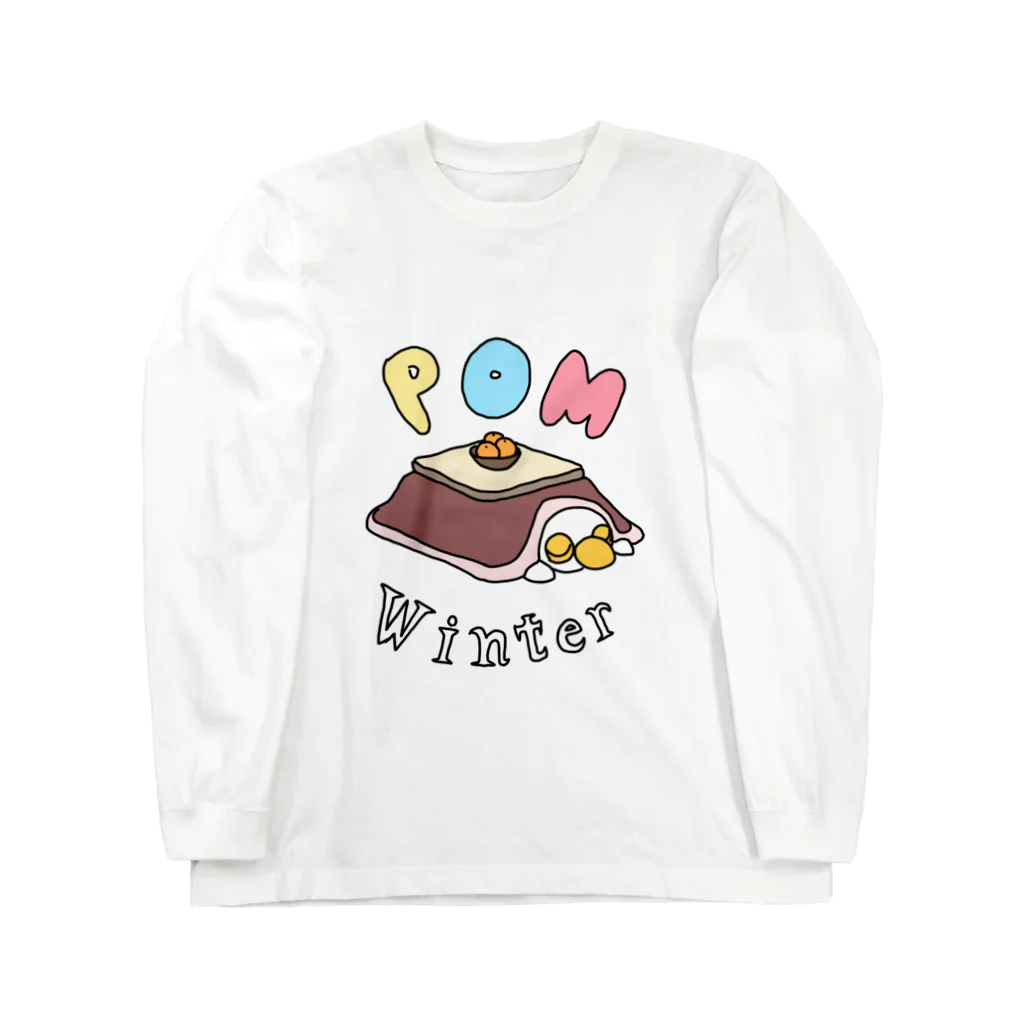 オリエンタルかたつむりのPOM・winter ロングスリーブTシャツ