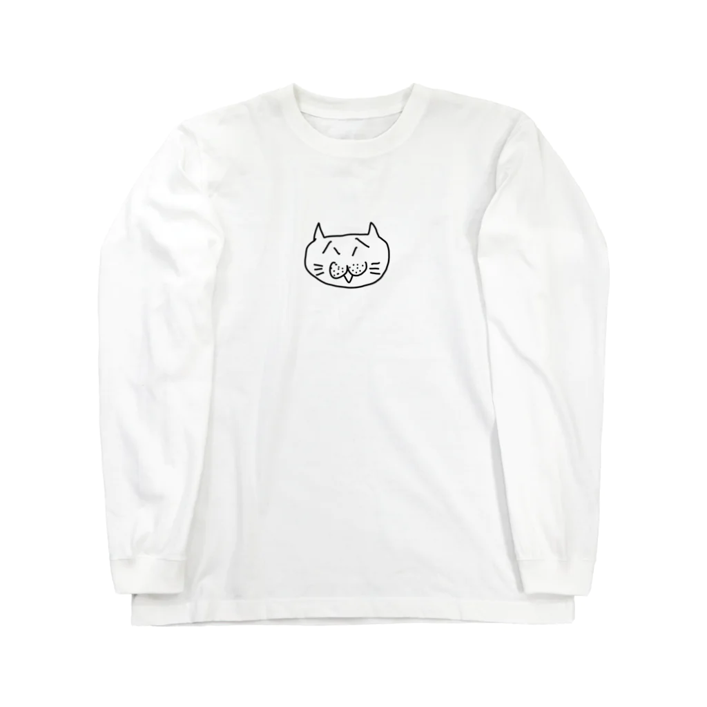 MuLu ハンドメイドのねこのおじにゃん ロングスリーブTシャツ