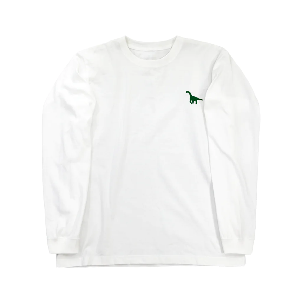 ものくろ～むのかまらさうるす（恐竜シリーズNo２・ワンポイント） Long Sleeve T-Shirt