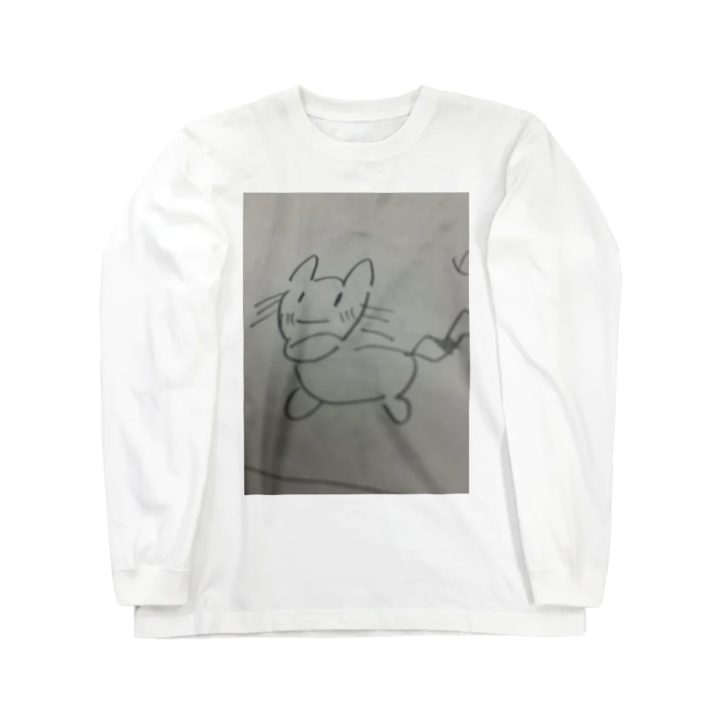 Oliveのゆるゆるにゃあ Long Sleeve T-Shirt