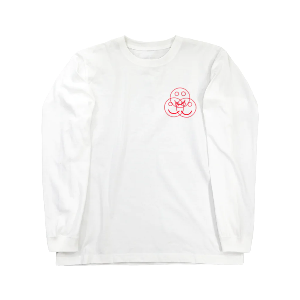 _mickeyのsmile Long Sleeve T-Shirt