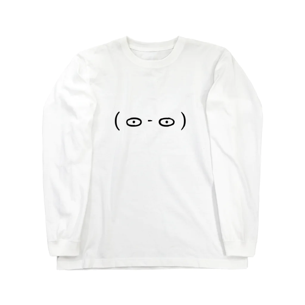 青森県産タイプゴールド@はてなブログの顔文字( ᯣ - ᯣ ) Long Sleeve T-Shirt