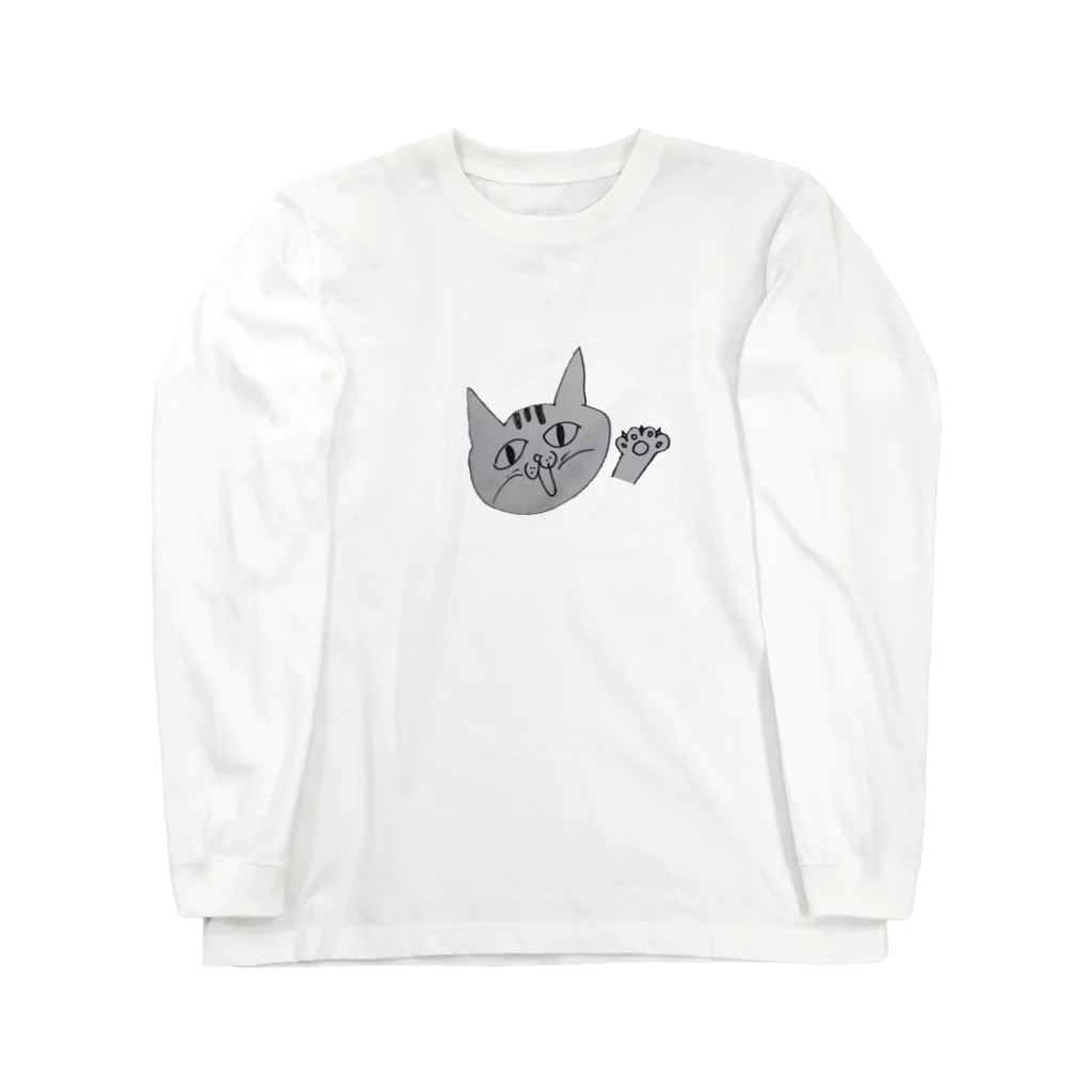 クリベルのHallo neko ロングスリーブTシャツ