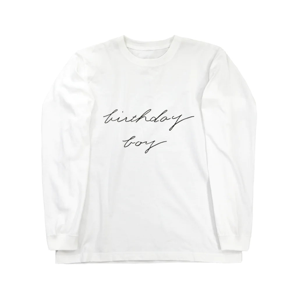 polkadotのbirthday boy Long Sleeve T-Shirt