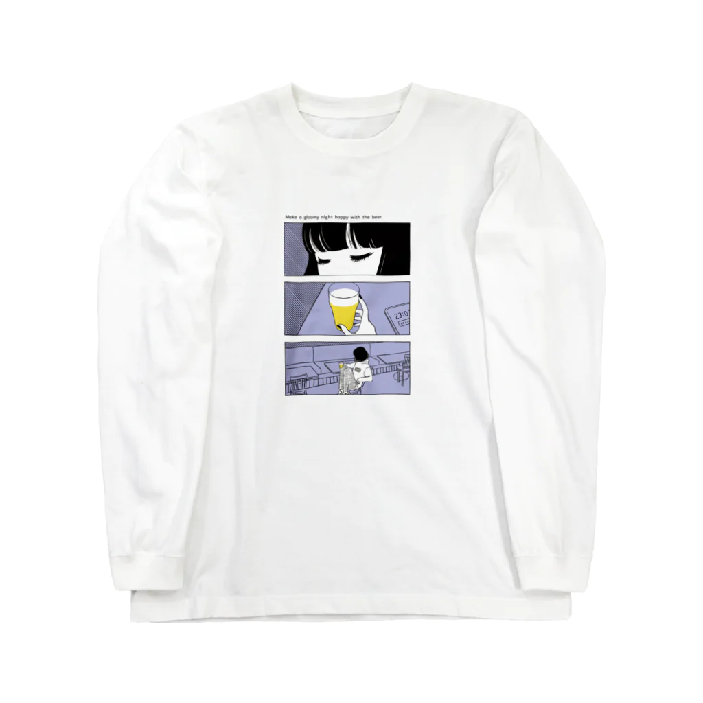 ビール女子 公式オンラインストアのBeergirl  long T-shirt Long Sleeve T-Shirt