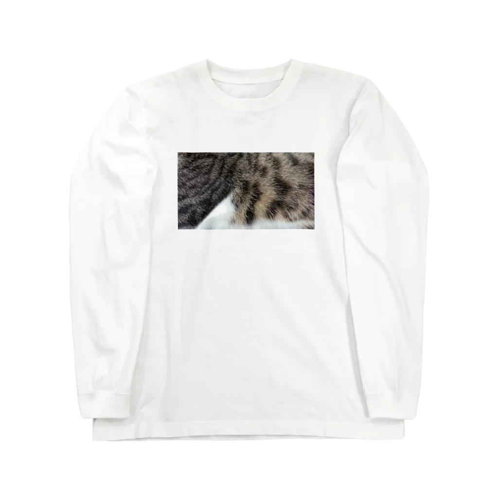 mrkwmrkの猫キジトラ柄 Long Sleeve T-Shirt