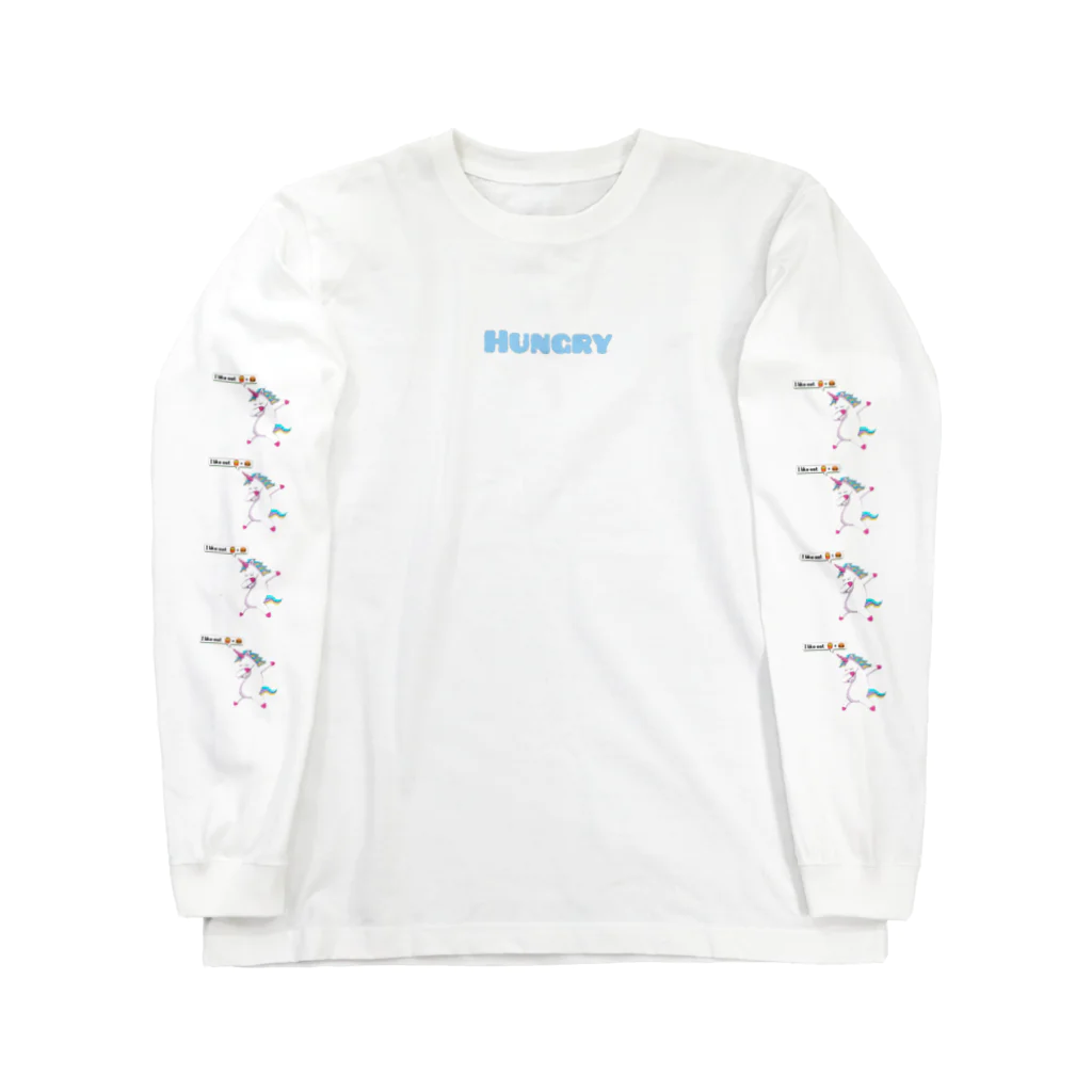 HungryのHungry ロンＴ ユニコーン Long Sleeve T-Shirt