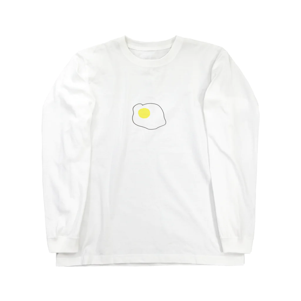 beigeのegg Long Sleeve T-Shirt