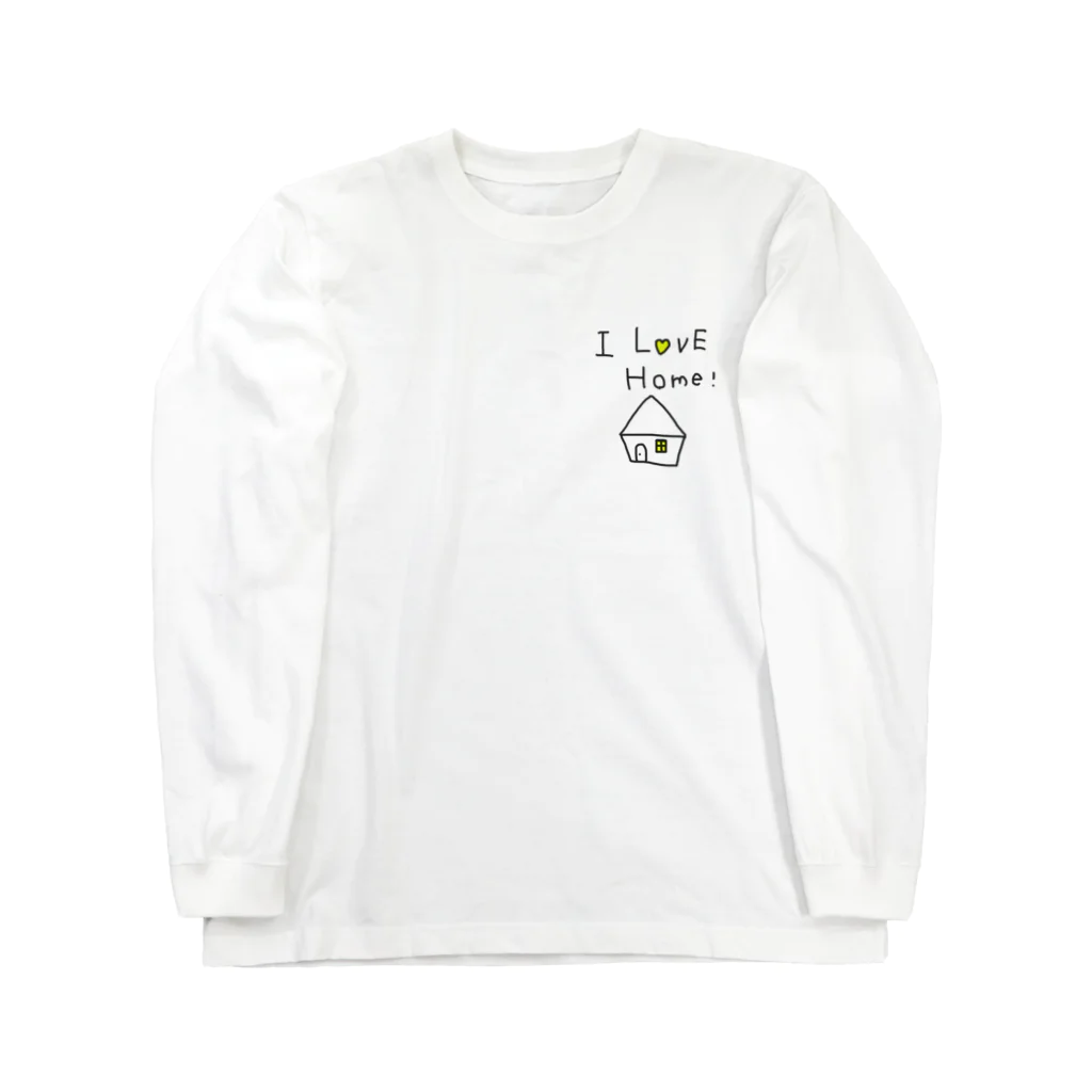 Kanako-sのI LOVE HOME  ロングスリーブTシャツ