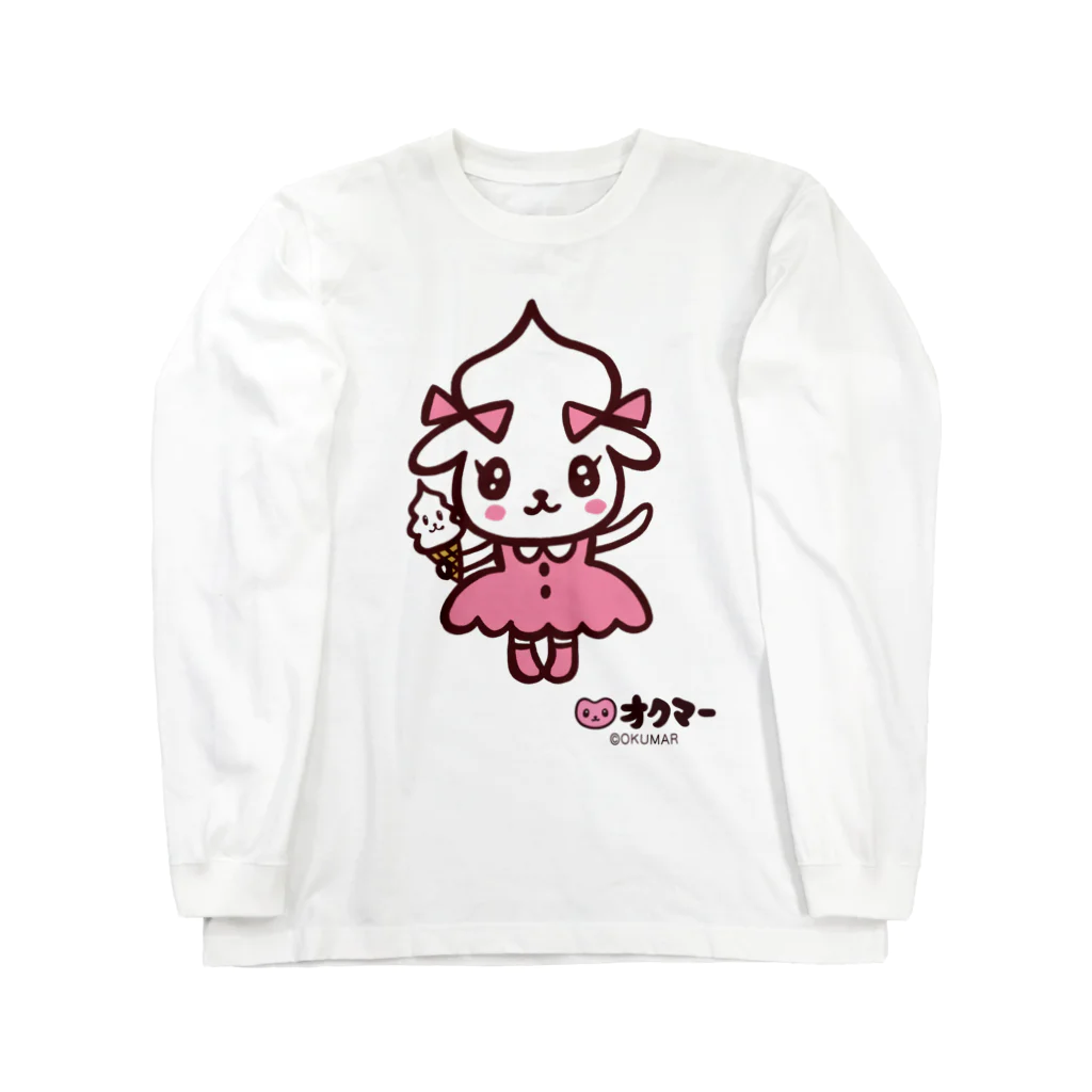 オクマーSUZURIショップのソフトちゃん ロングスリーブTシャツ