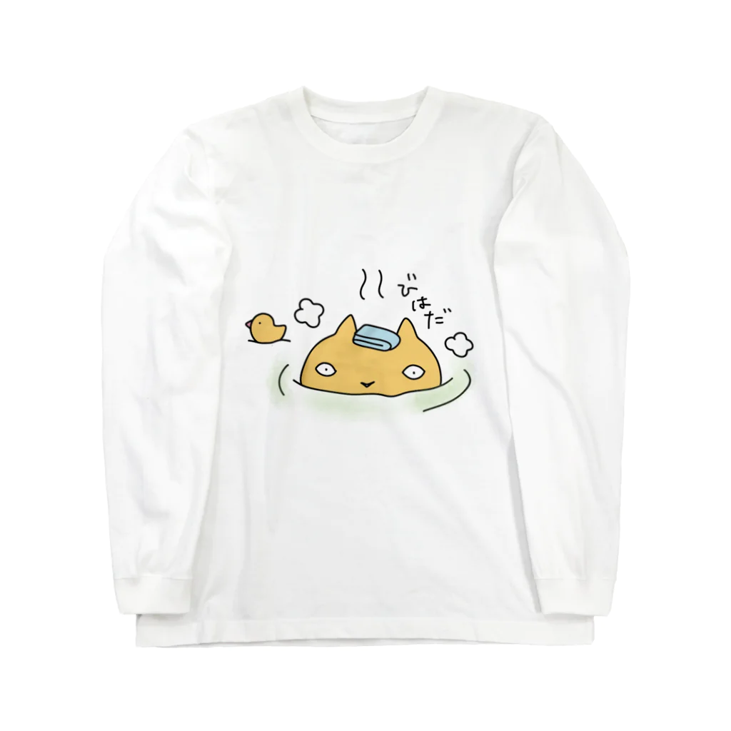 MadameCapitalのびんかんはだねこ　びはだ ロングスリーブTシャツ