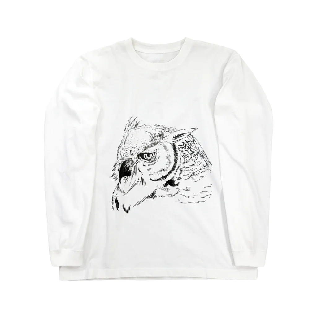 まろやかん亭のミミズクさん Long Sleeve T-Shirt