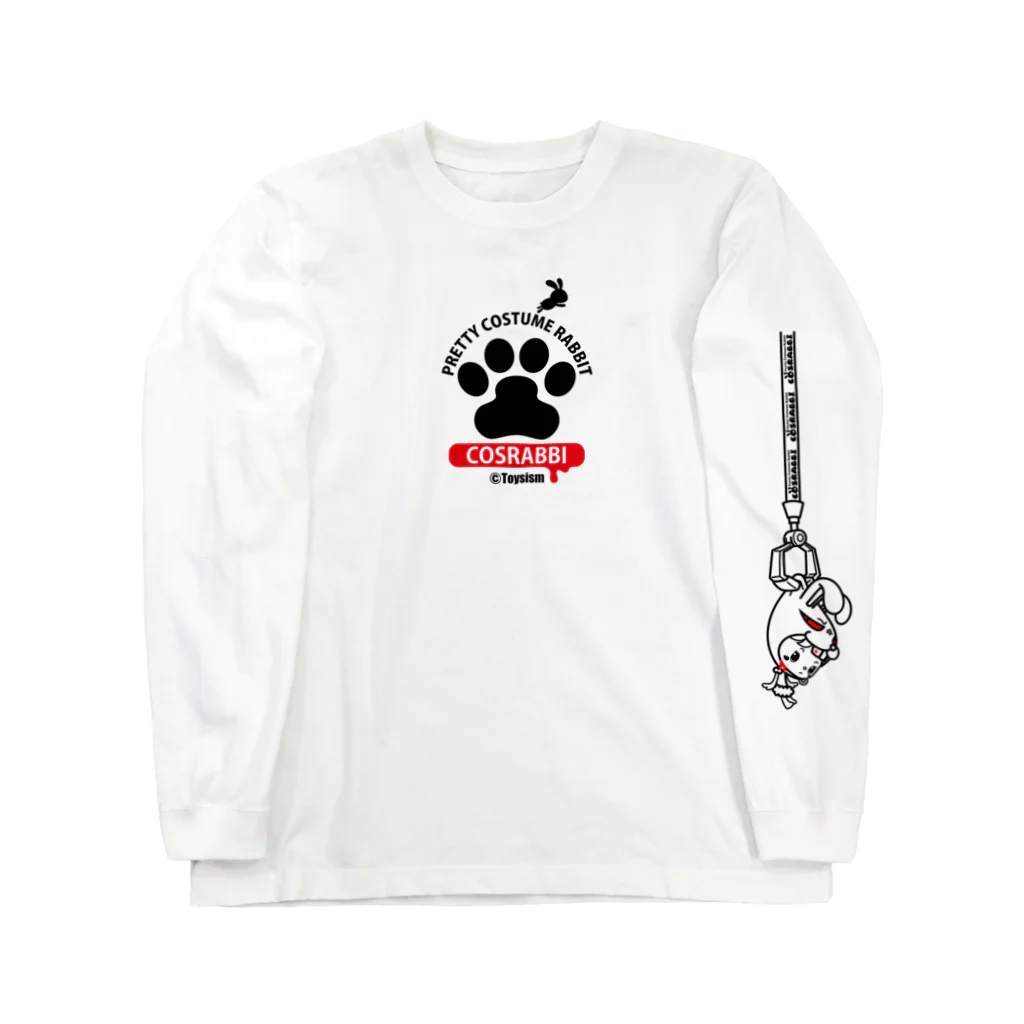 トイズイズムキャラクターズグッズショップのコスラビ （バニラ／モノクロ／赤） Long Sleeve T-Shirt