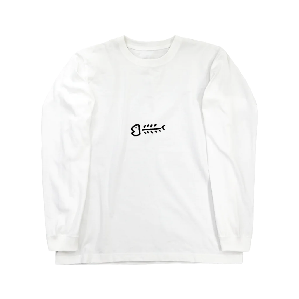 こにんにのさかなのホネホネ　のんびり Long Sleeve T-Shirt