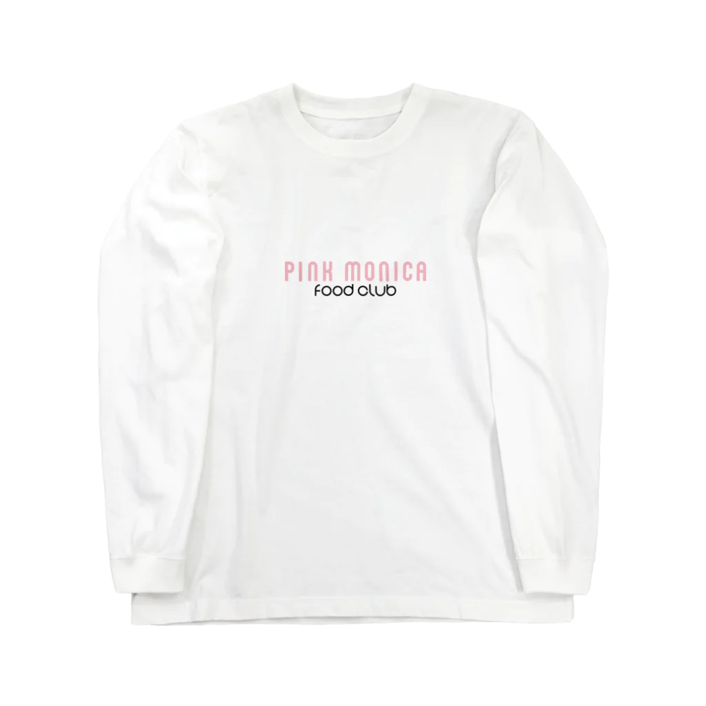 PINK_MONICA_FOODCULBのPINK LOGO ロングスリーブTシャツ