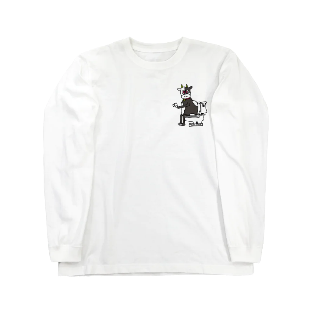 PLAY clothingのTOILET COW ② ロングスリーブTシャツ