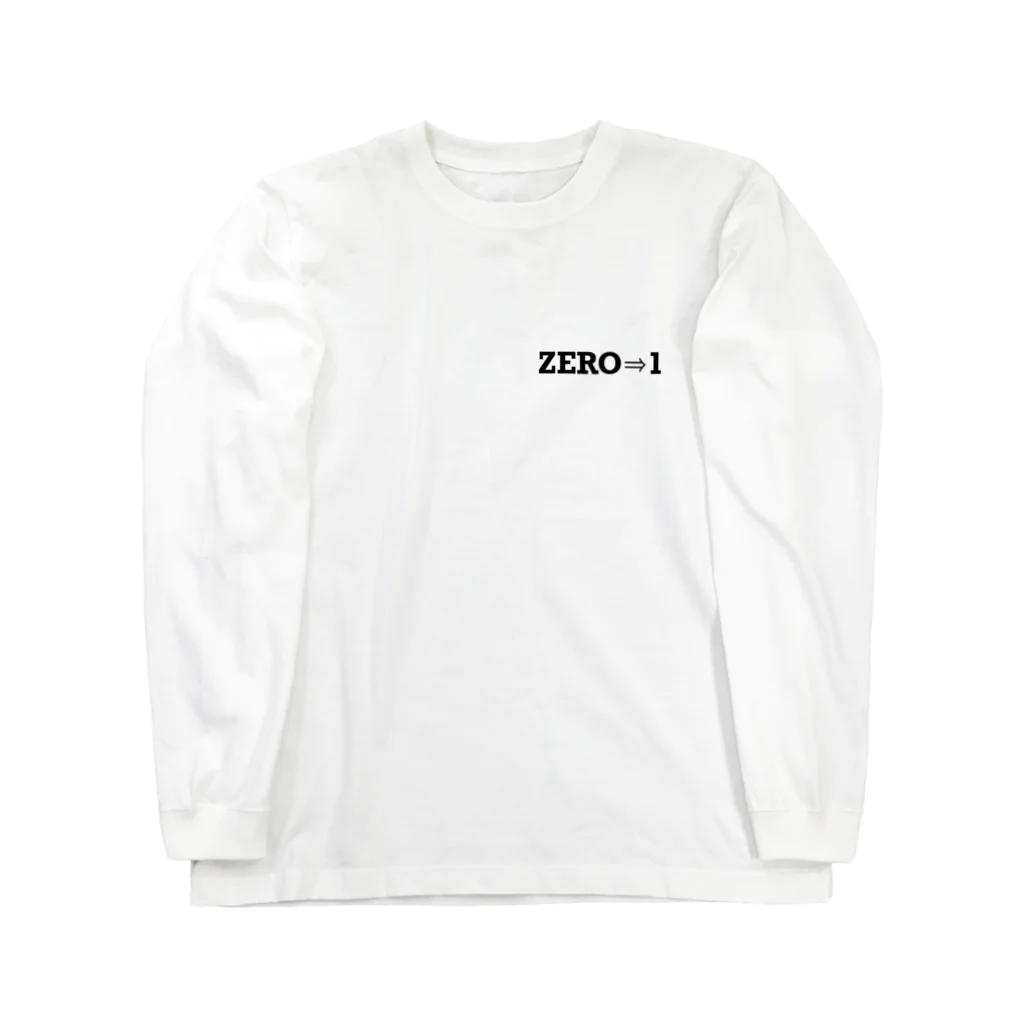 yabuShiの ZERO⇒1 ロングスリーブTシャツ