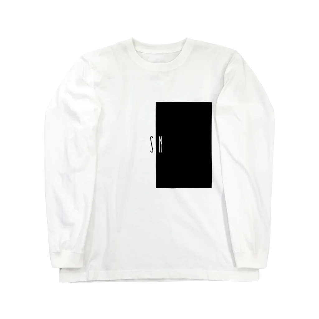 pamyのN極S極 モノトーン ［font:matchbook］ Long Sleeve T-Shirt