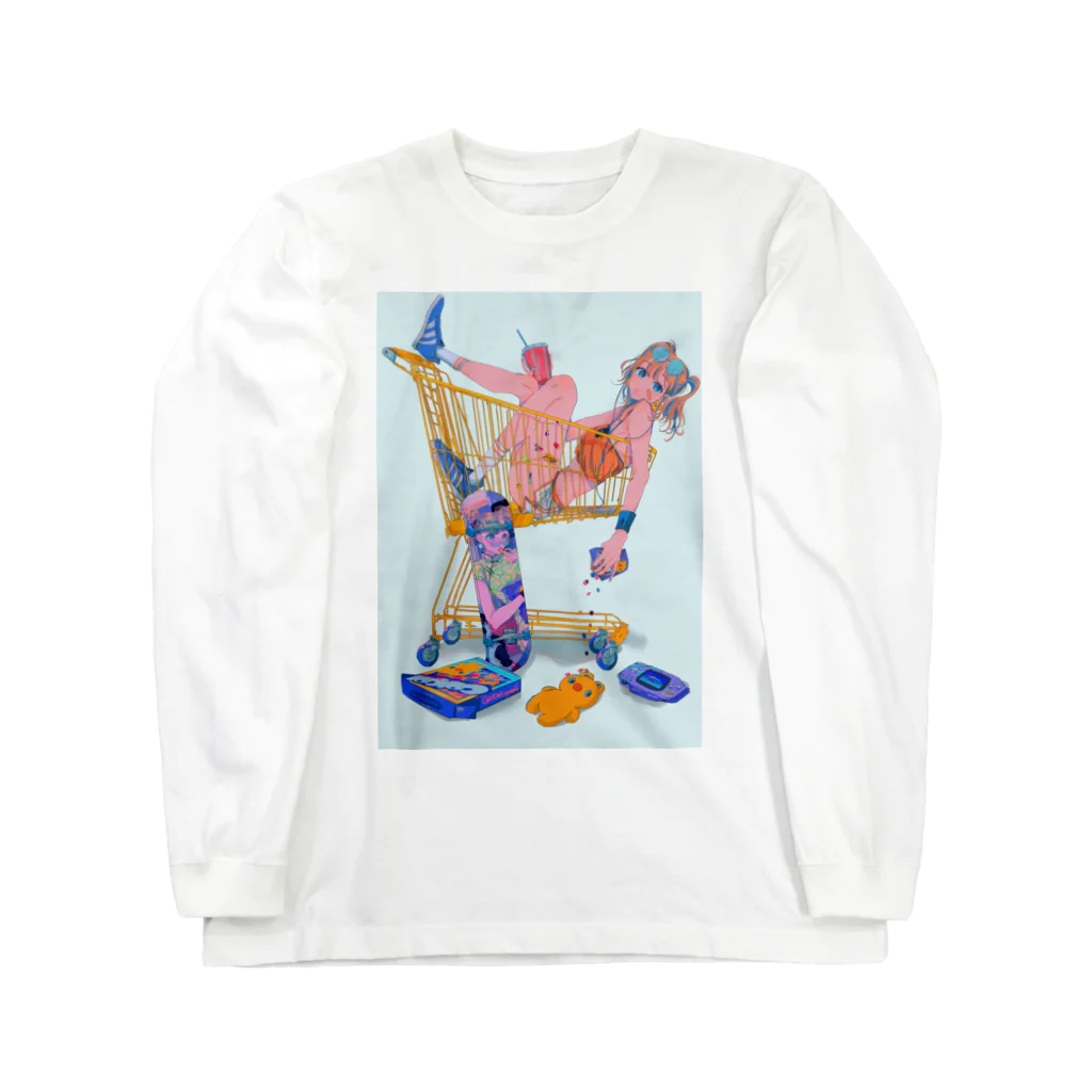 najucoのsupermarket Long Sleeve T-Shirt